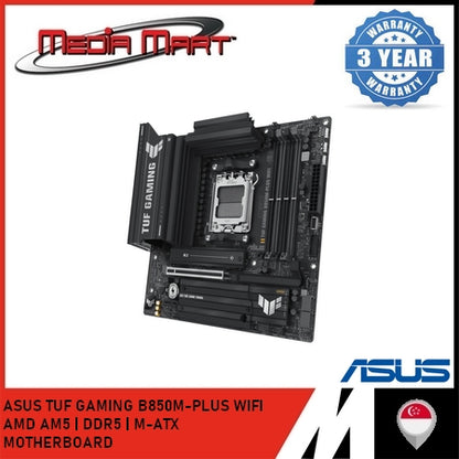 ASUS TUF GAMING B850M-PLUS WIFI AMD AM5 | DDR5 | M-ATX MOTHERBOARD