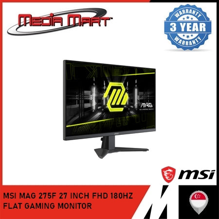 MSI MAG 275F 27 INCH FHD 180HZ FLAT GAMING MONITOR