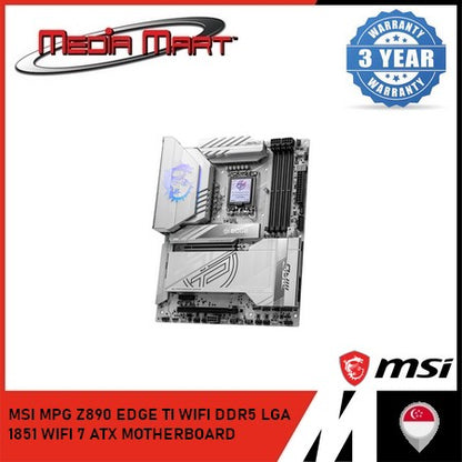 MSI MPG Z890 EDGE TI WIFI DDR5 LGA 1851 WIFI 7 ATX MOTHERBOARD