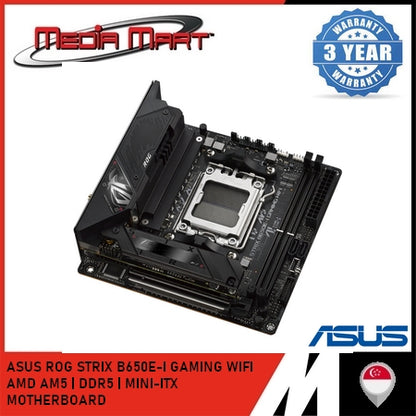 ASUS ROG STRIX B650E-I GAMING WIFI AMD AM5 | DDR5 | MINI-ITX MOTHERBOARD