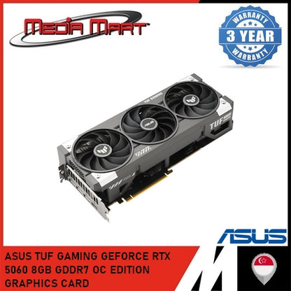ASUS TUF GAMING GEFORCE RTX 5060 8GB GDDR7 OC EDITION GRAPHICS CARD