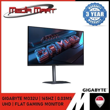 GIGABYTE MO32U | 165HZ | 0.03MS | UHD| OLED | FLAT GAMING MONITOR