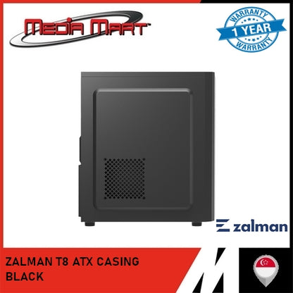 ZALMAN T8 ATX CASING BLACK