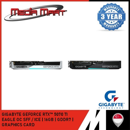 GIGABYTE GEFORCE RTX™ 5070 TI EAGLE | ICE |  OC SFF 16G GRAPHICS CARD