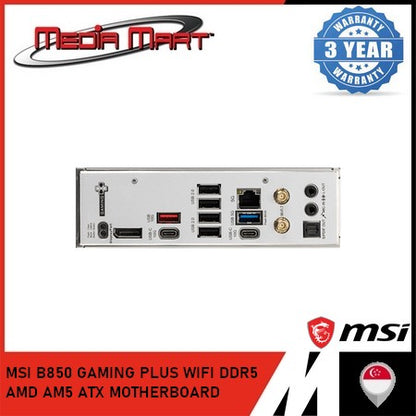MSI B850 GAMING PLUS WIFI DDR5 AMD AM5 ATX MOTHHERBOARD
