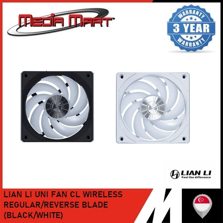 LIAN LI UNI FAN CL WIRELESS REGULAR/REVERSE BLADE (BLACK/WHITE)