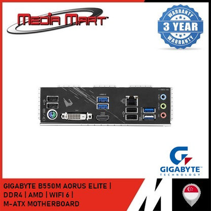 GIGABYTE B550M AORUS ELITE AM4 DDR4 M-ATX MOTHERBOARD