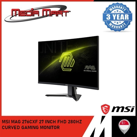 MSI MAG 276CXF 27 INCH FHD 280HZ CURVED GAMING MONITOR