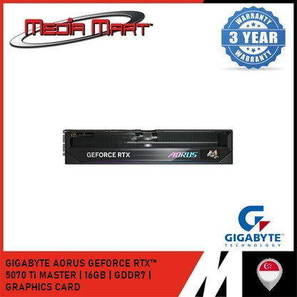 GIGABYTE AORUS GEFORCE RTX™ 5070 TI MASTER 16GB GRAPHICS CARD