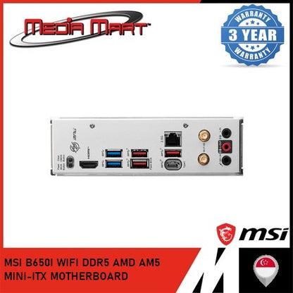 MSI B650I EDGE WIFI DDR5 AMD AM5 MINI-ITX MOTHERBOARD