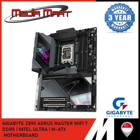 GIGABYTE Z890 AORUS MASTER WIFI 7 LGA1851 DDR5 ATX MOTHERBOARD
