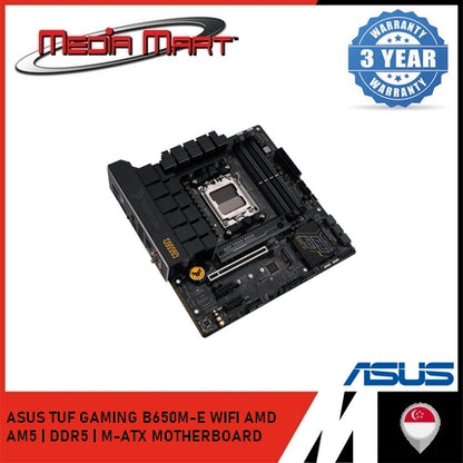 ASUS TUF GAMING B650M-E WIFI AMD AM5 | DDR5 | M-ATX MOTHERBOARD