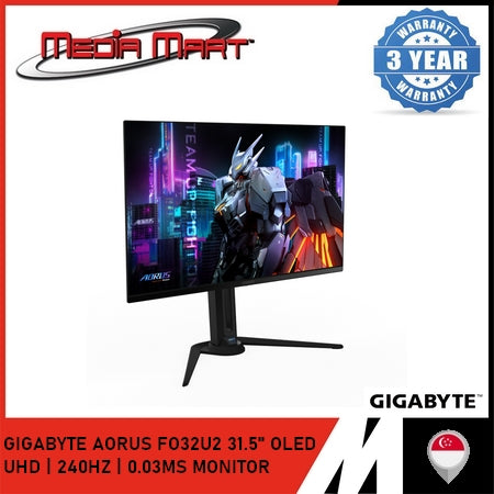 GIGABYTE AORUS FO32U2 31.5'' OLED UHD | 240HZ | 0.03MS MONITOR