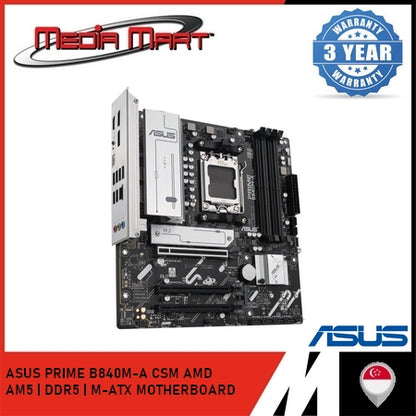 ASUS PRIME B840M-A CSM AMD AM5 | DDR5 | M-ATX MOTHERBOARD