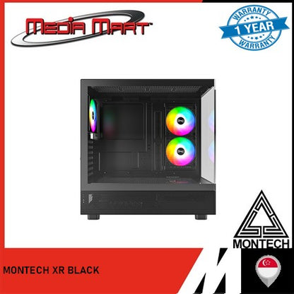 MONTECH XR BLACK/WHITE ATX CASE