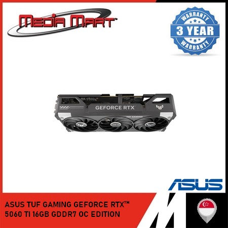 ASUS TUF GAMING RTX 5060Ti 16GB GDDR7 OC EDITION GRAPHIC CARD