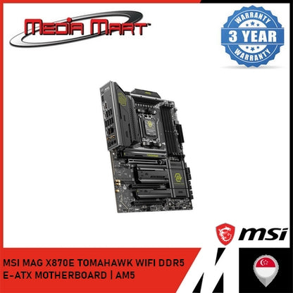 MSI MAG X870E TOMAHAWK WIFI DDR5 E-ATX MOTHERBOARD | AM5