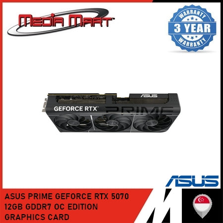 ASUS PRIME GEFORCE RTX 5070 12GB GDDR7 OC EDITION GRAPHICS CARD