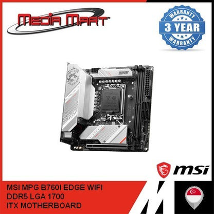MSI MPG B760I EDGE WIFI DDR5 ITX MOTHERBOARD