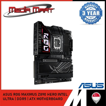 ASUS ROG MAXIMUS Z890 HERO | INTEL LGA 1851 | DDR5 | ATX MOTHERBOARD