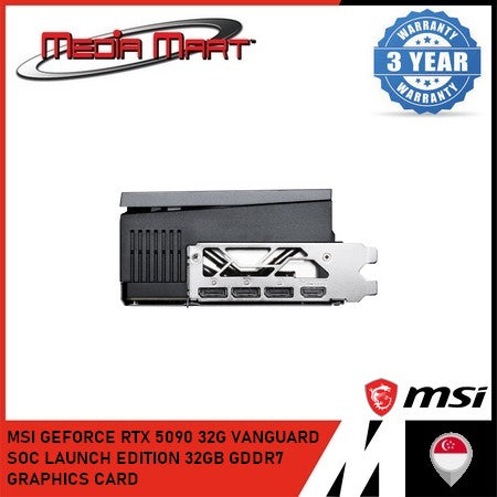 MSI GEFORCE RTX 5090 32G VANGUARD SOC LAUNCH EDITION 32GB GDDR7 GRAPHICS CARD