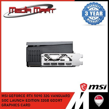 MSI GEFORCE RTX 5090 32G VANGUARD SOC LAUNCH EDITION 32GB GDDR7 GRAPHICS CARD