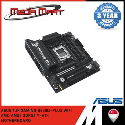 ASUS TUF GAMING B850M-PLUS WIFI AMD AM5 | DDR5 | M-ATX MOTHERBOARD