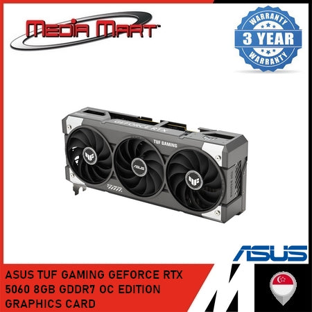 ASUS TUF GAMING GEFORCE RTX 5060 8GB GDDR7 OC EDITION GRAPHICS CARD
