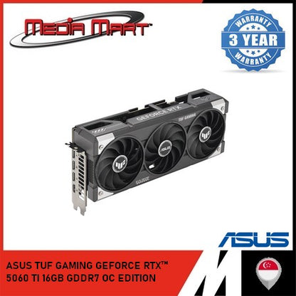 ASUS TUF GAMING RTX 5060Ti 16GB GDDR7 OC EDITION GRAPHIC CARD