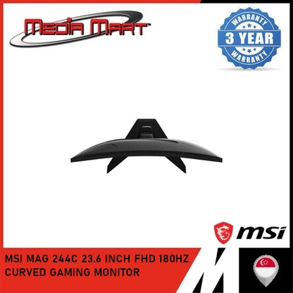 MSI MAG 244C 23.6 INCH FHD 180HZ CURVED GAMING MONITOR
