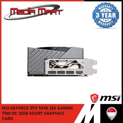 MSI GEFORCE RTX 5090 32G GAMING TRIO OC 32GB GDDR7 GRAPHICS CARD