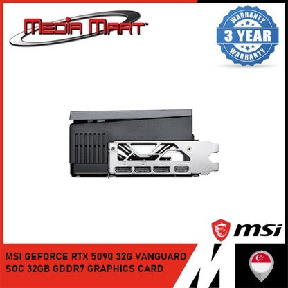 MSI GEFORCE RTX 5090 32G VANGUARD SOC 32GB GDDR7 GRAPHICS CARD
