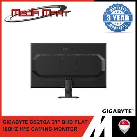 GIGABYTE GS27QA 27" QHD FLAT 180HZ 1MS GAMING MONITOR