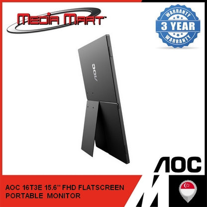 AOC 16T3E 15.6" FHD FLATSCREEN PORTABLE MONITOR