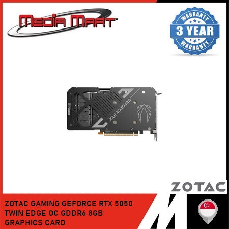 ZOTAC GAMING GEFORCE RTX 5050 TWIN EDGE OC GDDR6 8GB GRAPHICS CARD