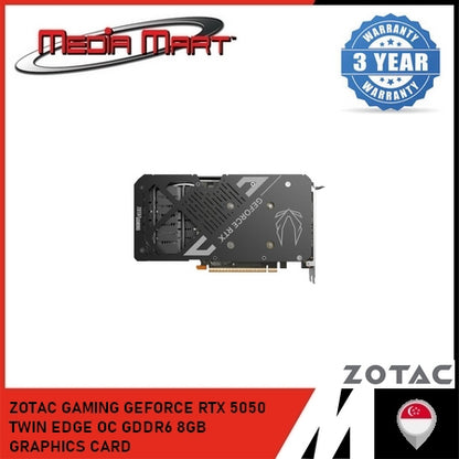 ZOTAC GAMING GEFORCE RTX 5050 TWIN EDGE OC GDDR6 8GB GRAPHICS CARD