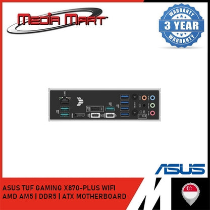 ASUS TUF GAMING X870-PLUS WIFI AMD AM5 | DDR5 | ATX MOTHERBOARD