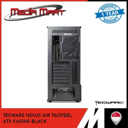 TECWARE NEXUS AIR TG/STEEL ATX CASING BLACK