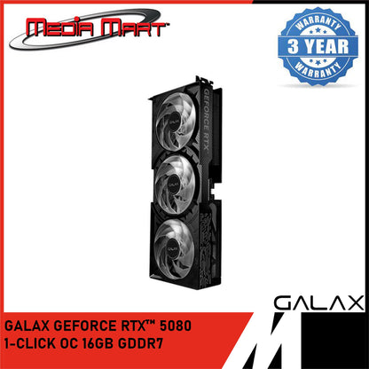 GALAX GEFORCE RTX™ 5080  1-CLICK OC 16GB GDDR7 GRAPHIC CARD