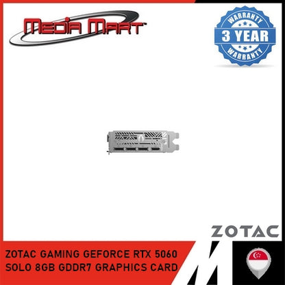 ZOTAC GAMING GEFORCE RTX 5060 SOLO 8GB GDDR7 GRAPHICS CARD