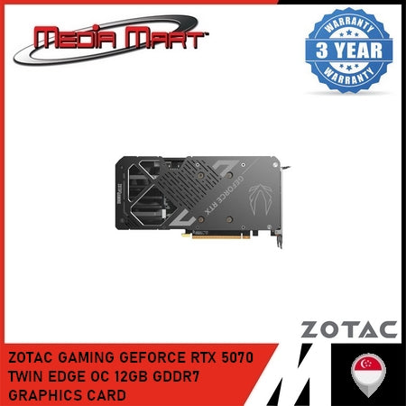 ZOTAC GAMING GEFORCE RTX 5070 TWIN EDGE OC 12GB GDDR7 GRAPHICS CARD
