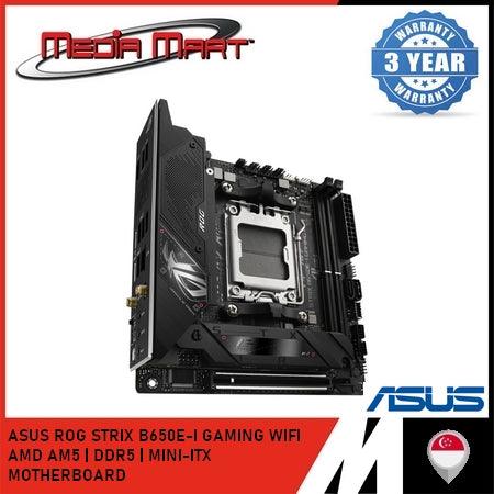 ASUS ROG STRIX B650E-I GAMING WIFI AMD AM5 | DDR5 | MINI-ITX MOTHERBOARD