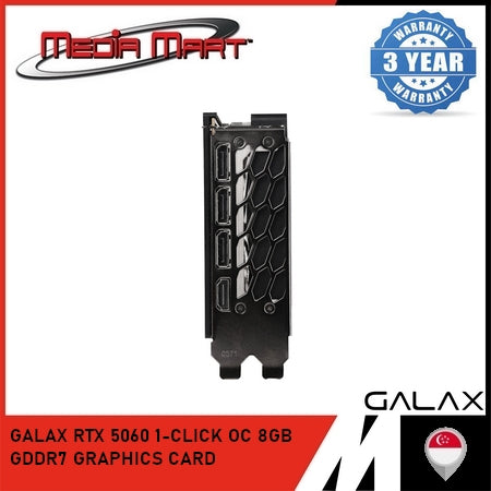 GALAX RTX 5060 1-CLICK OC 8GB GDDR7 GRAPHICS CARD