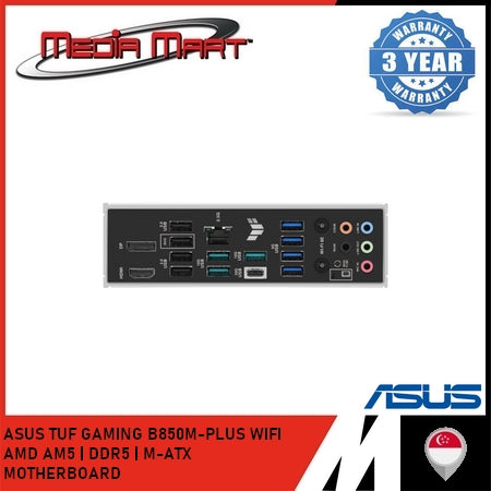 ASUS TUF GAMING B850M-PLUS WIFI AMD AM5 | DDR5 | M-ATX MOTHERBOARD