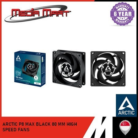 ARCTIC P8/F9 MAX/PWM PST 80/92MM FANS WITH CABLE SPLITTER