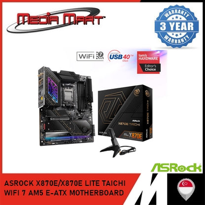 ASROCK X870E/X870E LITE TAICHI WIFI 7 AM5 E-ATX MOTHERBOARD