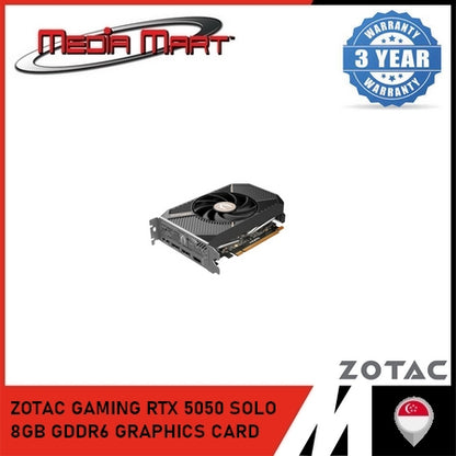 ZOTAC GAMING RTX 5050 SOLO 8GB GDDR6 GRAPHICS CARD