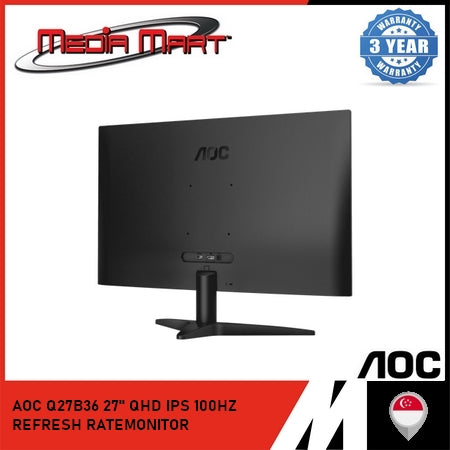 AOC Q27B36 27" QHD IPS FLATSCREEN 100HZ MONITOR