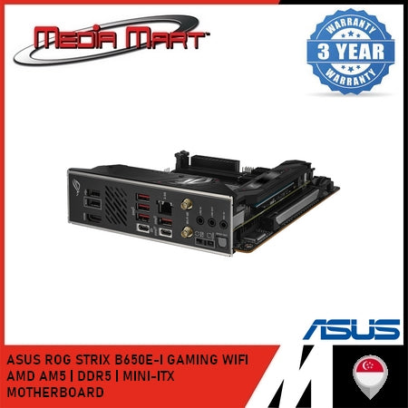 ASUS ROG STRIX B650E-I GAMING WIFI AMD AM5 | DDR5 | MINI-ITX MOTHERBOARD