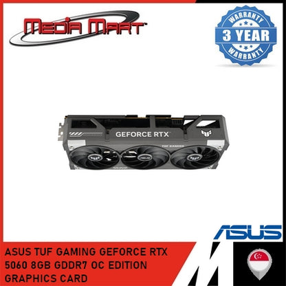 ASUS TUF GAMING GEFORCE RTX 5060 8GB GDDR7 OC EDITION GRAPHICS CARD